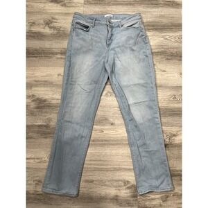 Loft Modern Straight Leg Jeans Light Wash Denim Casual Comfortable Size 6 Modern